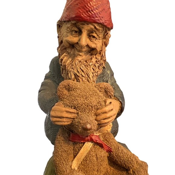 Vintage Tom Clark Guess Who? Gnome Teddy Bear 1988 Numbered 89 Estate Signed 8" - Picture 2 of 6